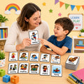 ENGLISH LANGUAGE FLASHCARDS-  50 Action Words