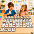 GENERAL KNOWLEDGE FLASHCARDS -  Part 3: 30 topics, 7 Names of each topic. (Colours,  Shapes, Action Words, Parts of face, Body Parts,  Stationery, Fruits, Vegetables)