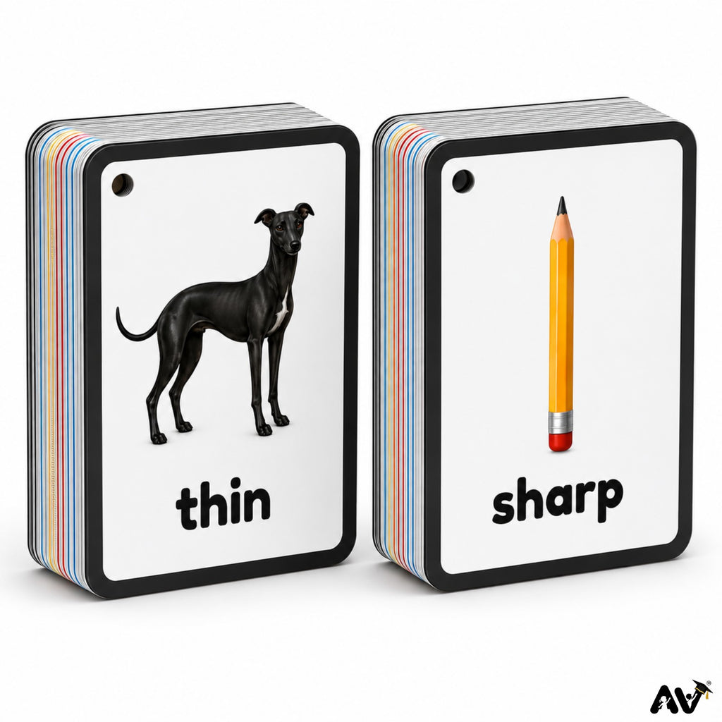 ENGLISH LANGUAGE FLASHCARDS-  25 Opposite Words