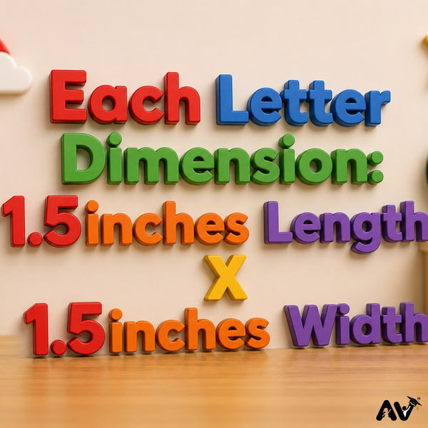 English Alphabet Upper-Lowercase (2 Sets) Letters & Vowels Cutout, Red