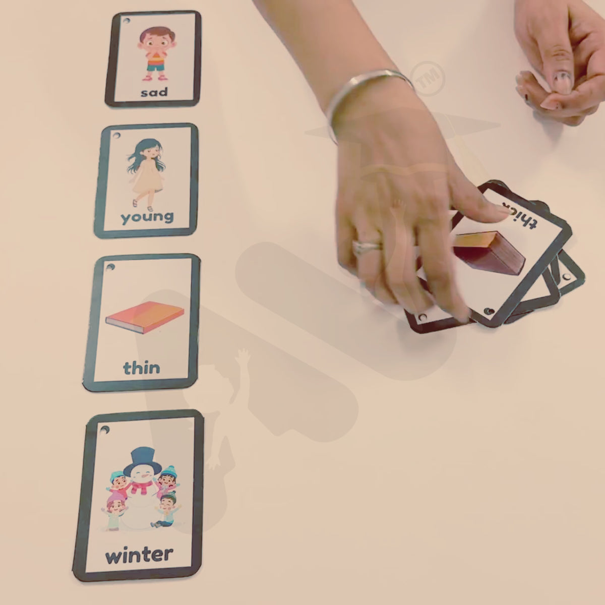 ENGLISH LANGUAGE FLASHCARDS-  25 Opposite Words